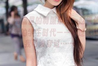 推女郎 – 网盘里的制服系列，赵惟依让我一秒想起我的学生时代——不过这种制服我可没穿过……