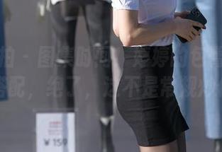 魔镜街拍 – 图集时间！婷婷的包臀灰裙和薄丝搭配，绝了，这不是常规炒作吗？